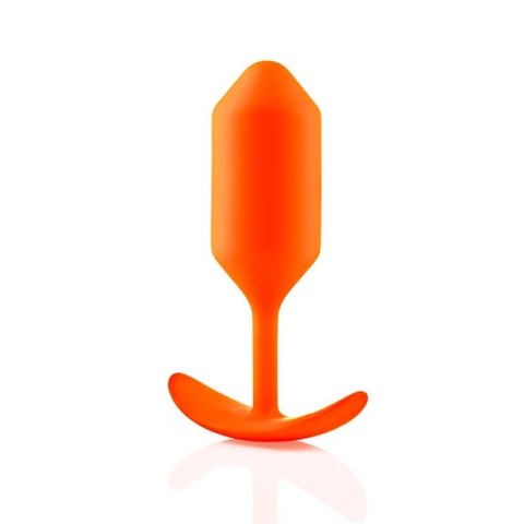 B-Vibe Snug Plug 3 Orange silikonowy z obciążeniem 180,7 g B-Vibe Snug Plug 3 Orange silikonowy z obciążeniem 180,7 g