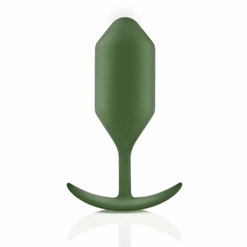 B-Vibe Snug Plug 4 Army anatomiczny korek silikonowy ciężki 255g B-Vibe Snug Plug 4 Army anatomiczny korek silikonowy ciężki 255g