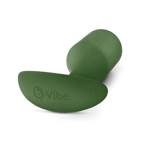 B-Vibe Snug Plug 4 Army anatomiczny korek silikonowy ciężki 255g B-Vibe Snug Plug 4 Army anatomiczny korek silikonowy ciężki 255g