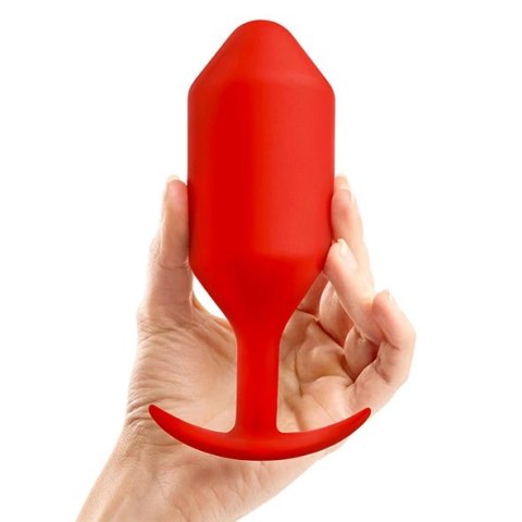 Plug analny - B-Vibe Snug Plug 6 Red Plug analny - B-Vibe Snug Plug 6 Red