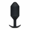 B-Vibe Snug Plug 7 Black - anatomiczny model silikonowy 600g