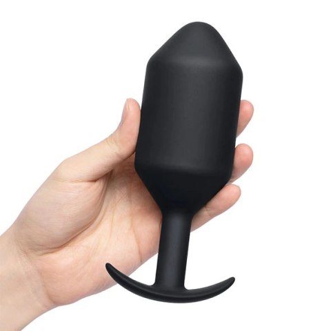 B-Vibe Snug Plug 7 Black - anatomiczny model silikonowy 600g B-Vibe Snug Plug 7 Black - anatomiczny model silikonowy 600g