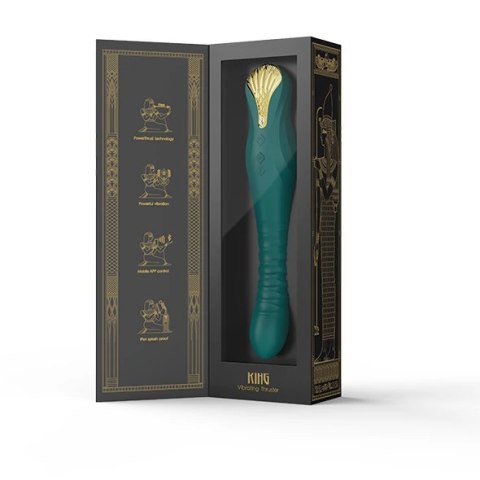 Pulsowibrator - Zalo King Turquoise Green Pulsowibrator - Zalo King Turquoise Green