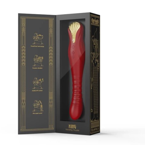 Pulsowibrator - Zalo King Wine Red Pulsowibrator - Zalo King Wine Red