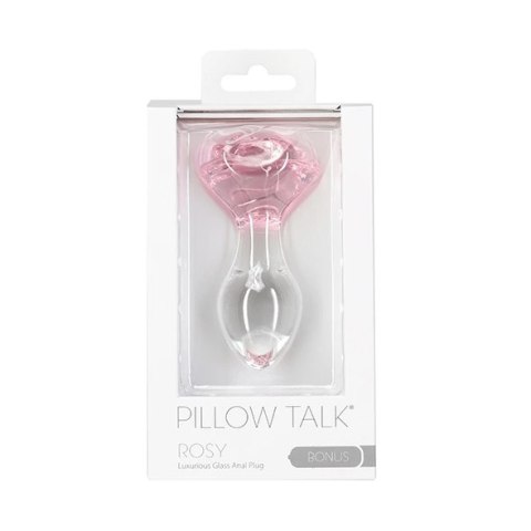 Szklany plug analny - Pillow Talk Rosy with Bonus Bullet Szklany plug analny - Pillow Talk Rosy with Bonus Bullet