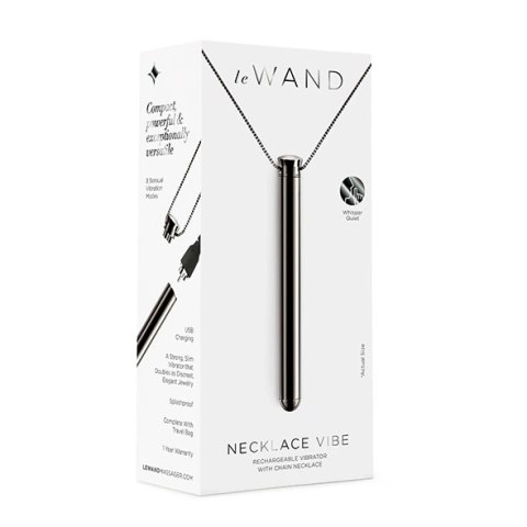 Wibrator naszyjnik - Le Wand Vibrating Necklace Black Wibrator naszyjnik - Le Wand Vibrating Necklace Black