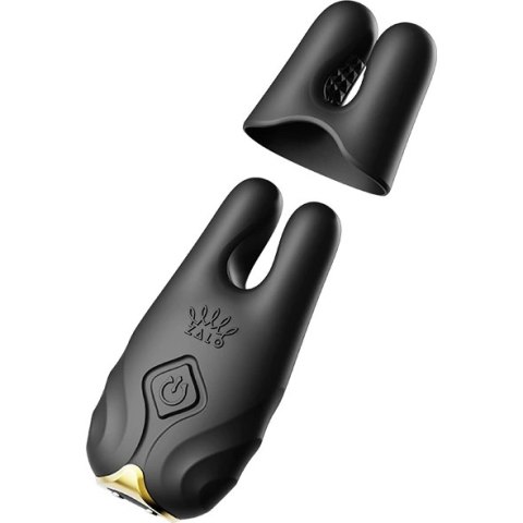 Wibrujące zaciski na sutki - Zalo Nave Obsidian Black Wibrujące zaciski na sutki - Zalo Nave Obsidian Black