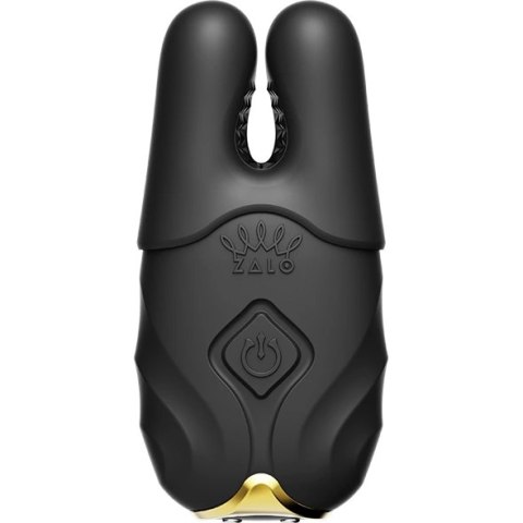 Wibrujące zaciski na sutki - Zalo Nave Obsidian Black Wibrujące zaciski na sutki - Zalo Nave Obsidian Black