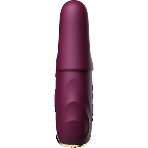 Wibrujące zaciski na sutki - Zalo Nave Velvet Purple Wibrujące zaciski na sutki - Zalo Nave Velvet Purple
