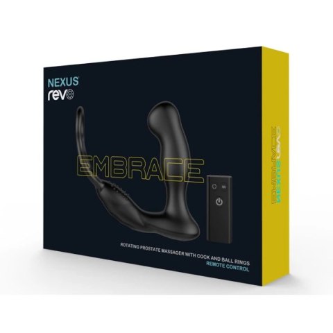 Wibrujący masażer prostaty z pierścieniem - Nexus Revo Embrace Wibrujący masażer prostaty z pierścieniem - Nexus Revo Embrace