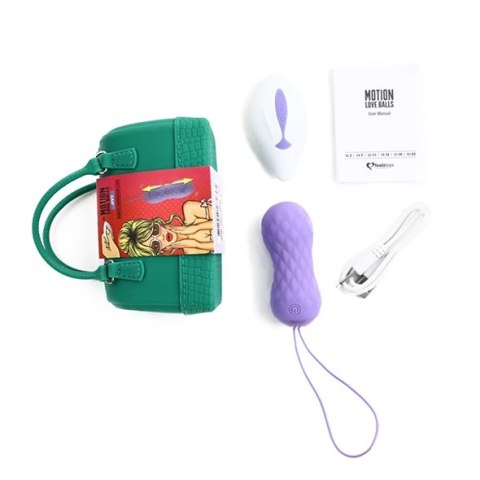 Zdalnie sterowane jajeczko wibrujące - FeelzToys Motion Love Balls Jivy Zdalnie sterowane jajeczko wibrujące - FeelzToys Motion Love Balls Jivy