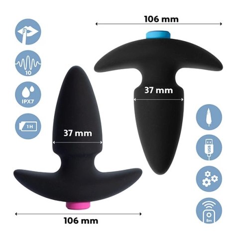 Zdalnie sterowane korki analne - FeelzToys FunkyButts Zdalnie sterowane korki analne - FeelzToys FunkyButts