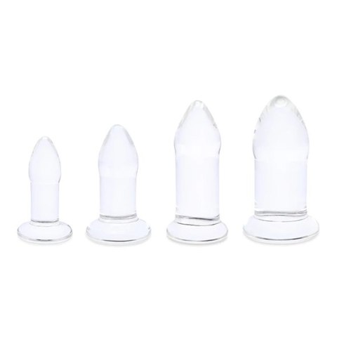 Zestaw szklanych plugów analnych - B-Vibe Anal Dilators Set Zestaw szklanych plugów analnych - B-Vibe Anal Dilators Set