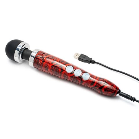 Masażer - Doxy Die Cast 3R Wand Massager Rose Pattern Masażer - Doxy Die Cast 3R Wand Massager Rose Pattern