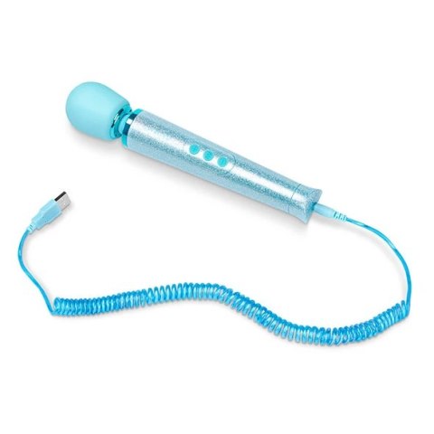 Masażer - Le Wand Petite All That Glimmers Massager Blue Masażer - Le Wand Petite All That Glimmers Massager Blue