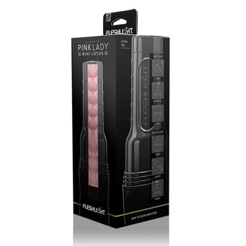 Masturbator - Fleshlight Pink Lady Mini-Lotus Masturbator - Fleshlight Pink Lady Mini-Lotus