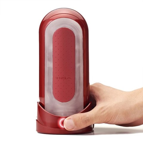 Masturbator z ogrzewaczem - Tenga Flip Zero 0 Red and Flip Warmer Set Masturbator z ogrzewaczem - Tenga Flip Zero 0 Red and Flip Warmer Set