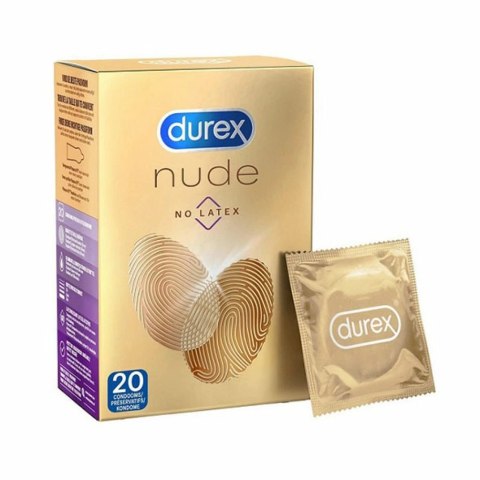 Prezerwatywy - Durex Nude No Latex 20 szt Prezerwatywy - Durex Nude No Latex 20 szt