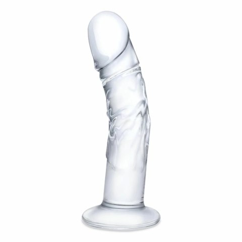 Szklane dildo - Glas Curved Realistic with Veins Szklane dildo - Glas Curved Realistic with Veins