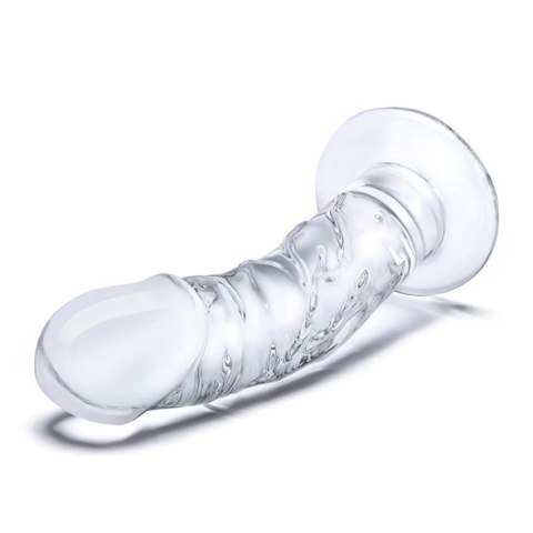 Szklane dildo - Glas Curved Realistic with Veins Szklane dildo - Glas Curved Realistic with Veins