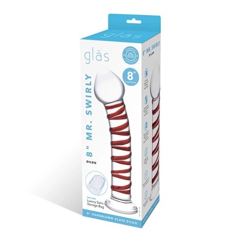 Szklane dildo - Glas Mr. Swirly 20,3 cm Szklane dildo - Glas Mr. Swirly 20,3 cm