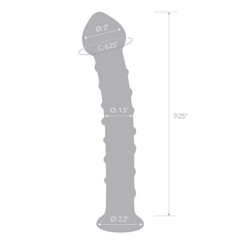 Szklane dildo - Glas Mr. Swirly 25,5 cm Szklane dildo - Glas Mr. Swirly 25,5 cm
