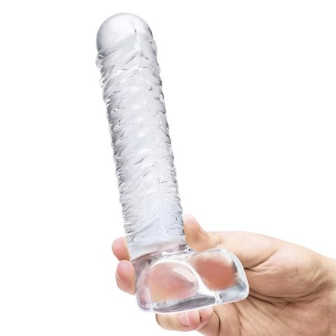Szklane dildo - Glas Realistic Ribbed Szklane dildo - Glas Realistic Ribbed