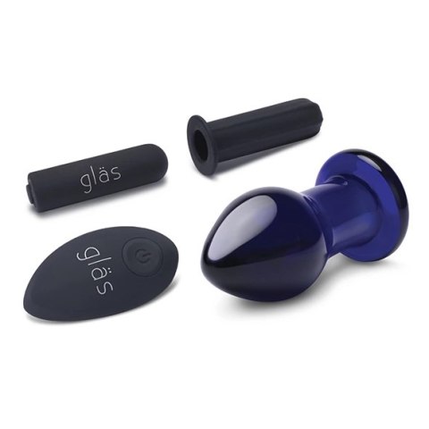 Szklany plug analny wibrujący - Glas Vibrating Butt Plug Szklany plug analny wibrujący - Glas Vibrating Butt Plug