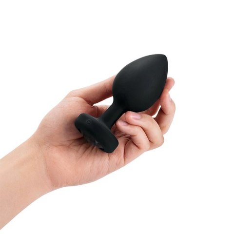 Zdalnie sterowany plug analny - B-Vibe Vibrating Jewel Plug XXL Black Zdalnie sterowany plug analny - B-Vibe Vibrating Jewel Plug XXL Black