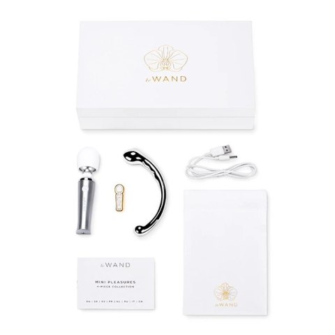 Zestaw akcesoriów - Le Wand Mini Pleasures 4-Piece Collection Zestaw akcesoriów - Le Wand Mini Pleasures 4-Piece Collection