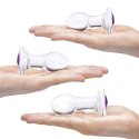 Zestaw szklanych plugów analnych - Glas Bling Bling Anal Training Kit