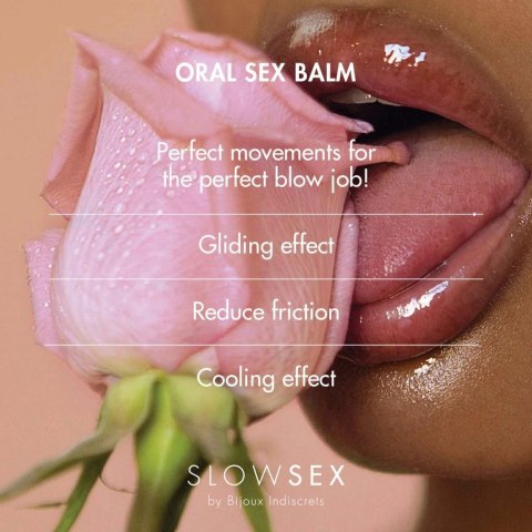 Balsam do seksu oralnego - Bijoux Indiscrets Slow Sex Oral Sex Balm 10 ml Balsam do seksu oralnego - Bijoux Indiscrets Slow Sex Oral Sex Balm 10 ml