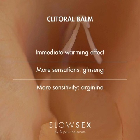 Balsam stymulujący - Bijoux Indiscrets Slow Sex Clitoral Balm 10 ml Balsam stymulujący - Bijoux Indiscrets Slow Sex Clitoral Balm 10 ml