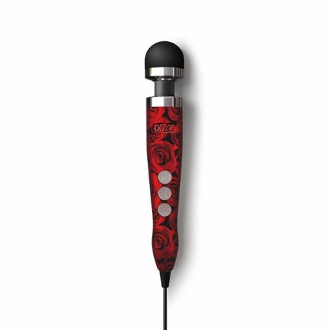 Masażer - Doxy Die Cast 3 Wand Massager Rose Pattern Masażer - Doxy Die Cast 3 Wand Massager Rose Pattern
