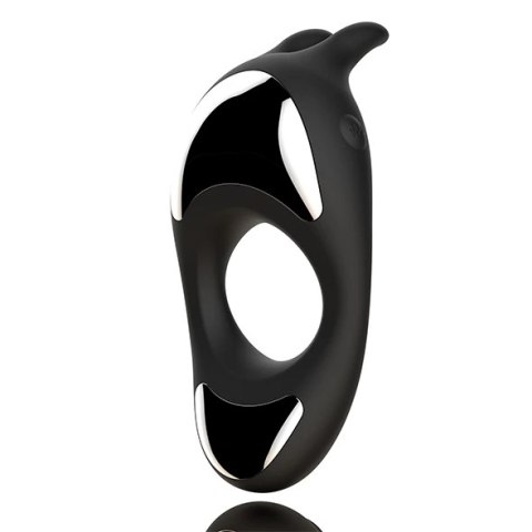 Pierścień wibrujący - FeelzToys Zeus Black Pierścień wibrujący - FeelzToys Zeus Black