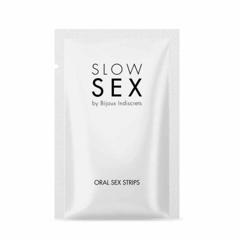 Płatki do seksu oralnego - Bijoux Indiscrets Slow Sex Oral Sex Strips 7 szt Płatki do seksu oralnego - Bijoux Indiscrets Slow Sex Oral Sex Strips 7 szt
