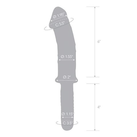 Szklane dildo - Glas Realistic Double Ended Szklane dildo - Glas Realistic Double Ended