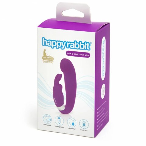Wibrator - Happy Rabbit G-Spot Clitoral Curve Vibrator Wibrator - Happy Rabbit G-Spot Clitoral Curve Vibrator