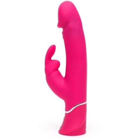 Wibrator - Happy Rabbit Realistic Dual Density Rabbit Vibrator Pink Wibrator - Happy Rabbit Realistic Dual Density Rabbit Vibrator Pink