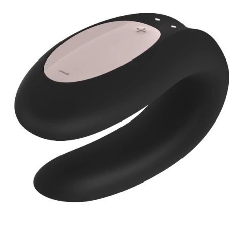 Wibrator dla par - Satisfyer Double Joy Black Wibrator dla par - Satisfyer Double Joy Black
