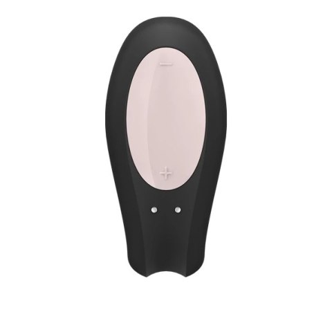 Wibrator dla par - Satisfyer Double Joy Black Wibrator dla par - Satisfyer Double Joy Black