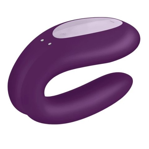 Wibrator dla par - Satisfyer Double Joy Violet Wibrator dla par - Satisfyer Double Joy Violet