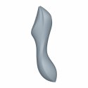 Wibrator z masażerem powietrznym - Satisfyer Curvy Trinity 3 Blue Grey