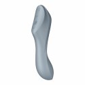 Wibrator z masażerem powietrznym - Satisfyer Curvy Trinity 3 Blue Grey