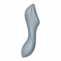 Wibrator z masażerem powietrznym - Satisfyer Curvy Trinity 3 Blue Grey