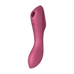 Wibrator z masażerem powietrznym - Satisfyer Curvy Trinity 3 Red