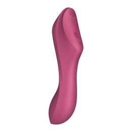 Wibrator z masażerem powietrznym - Satisfyer Curvy Trinity 3 Red