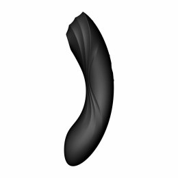 Wibrator z masażerem powietrznym - Satisfyer Curvy Trinity 4 Black