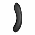 Wibrator z masażerem powietrznym - Satisfyer Curvy Trinity 4 Black