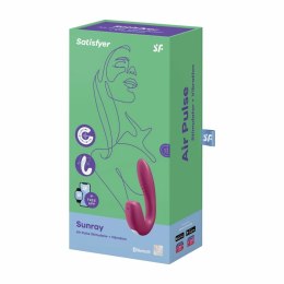 Wibrator z masażerem powietrznym - Satisfyer Sunray Berry